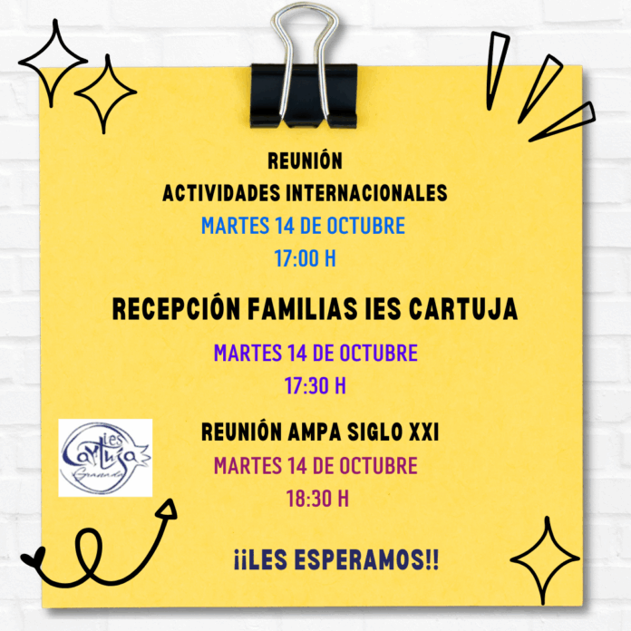REUNIÓN FAMILIAS 25-26
